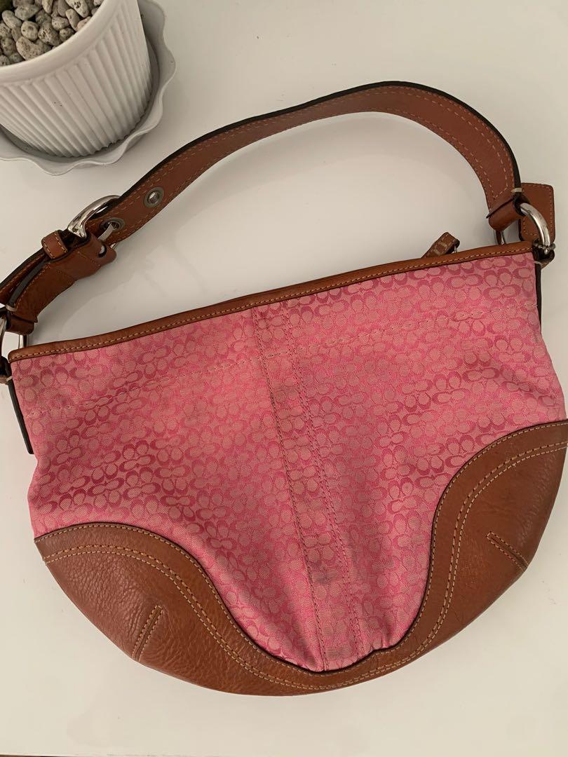 Pink Coach Vintage Bag