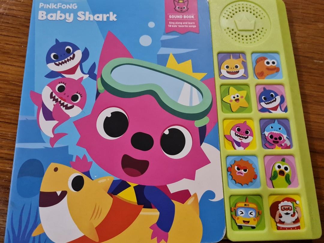 Baby shark book with outlet sound