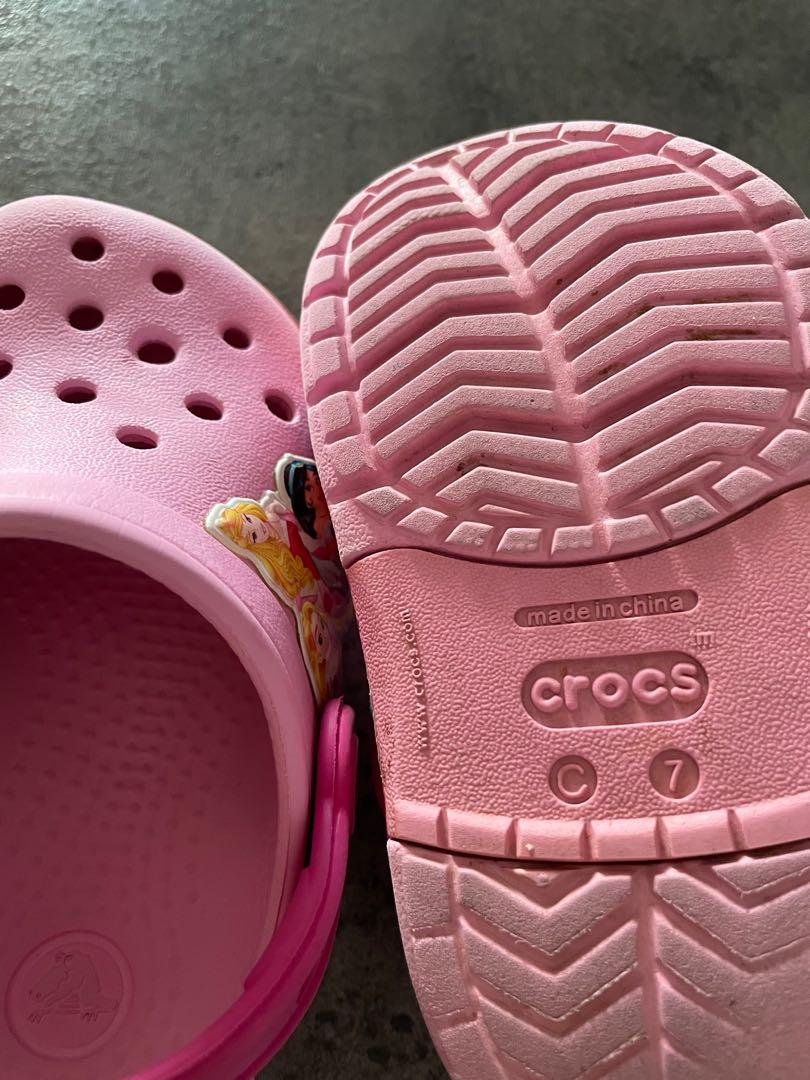 Princess Crocs Size C7 Babies Kids Babies Kids Fashion on Carousell