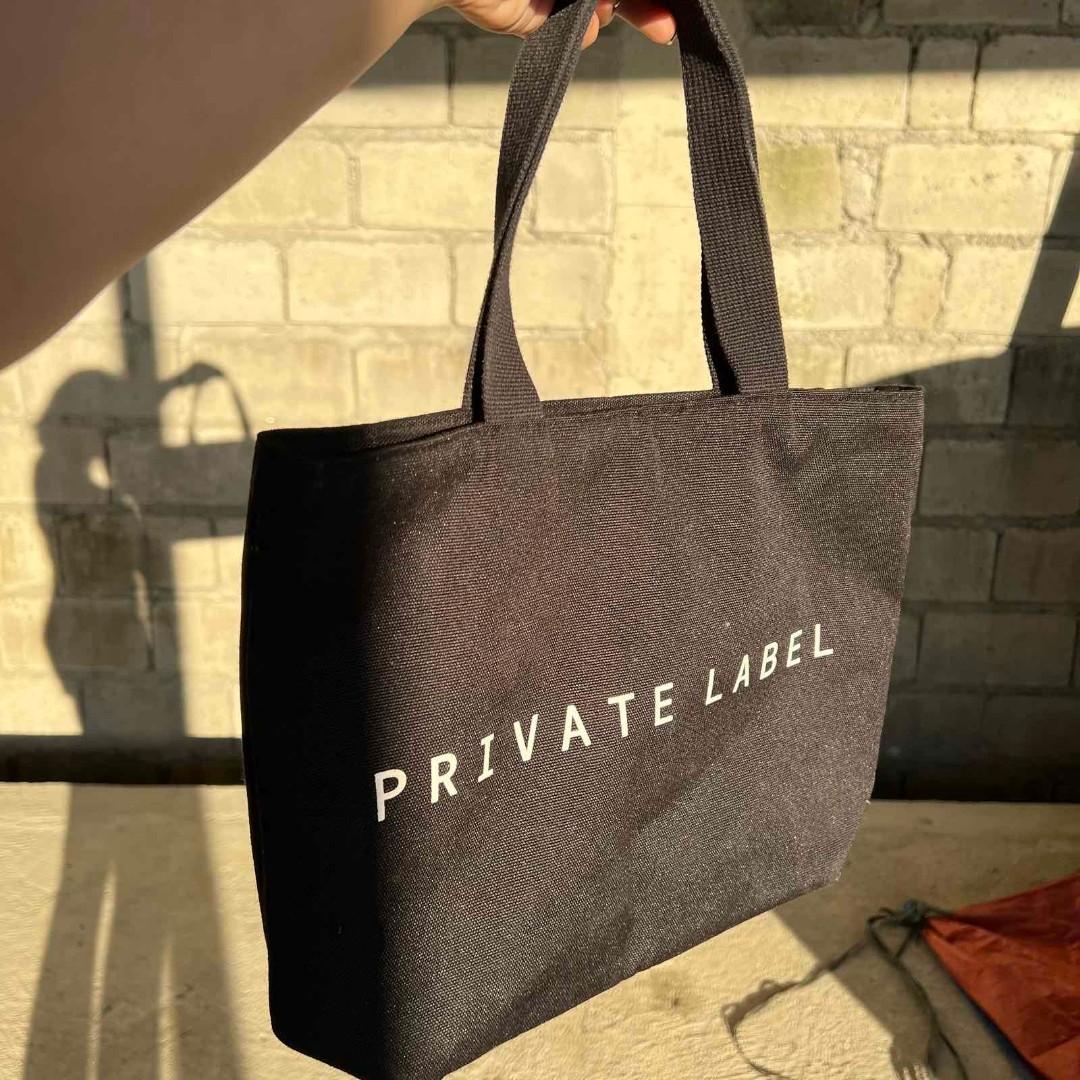Private label tote bags outlet