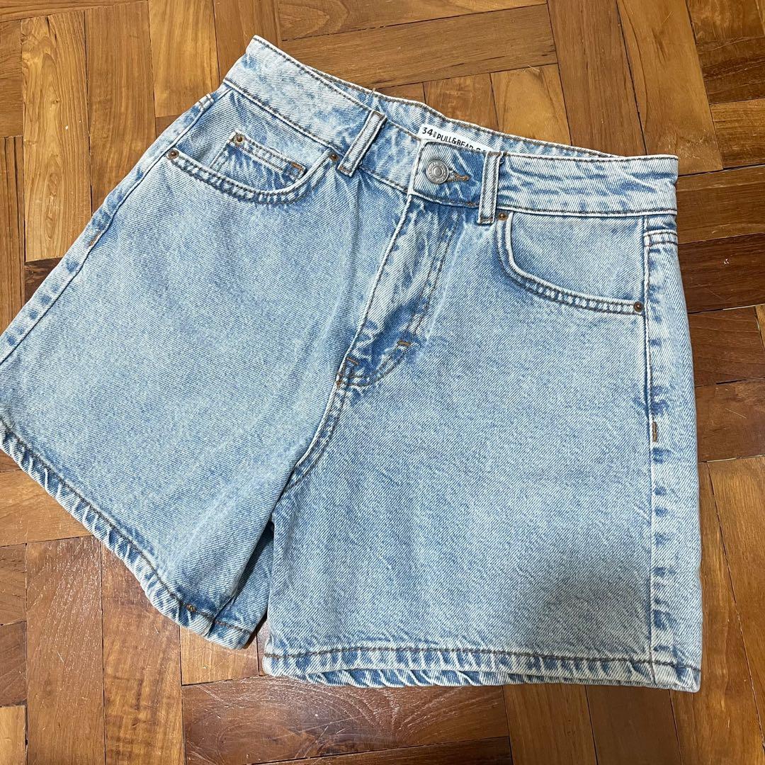pull and bear mom shorts