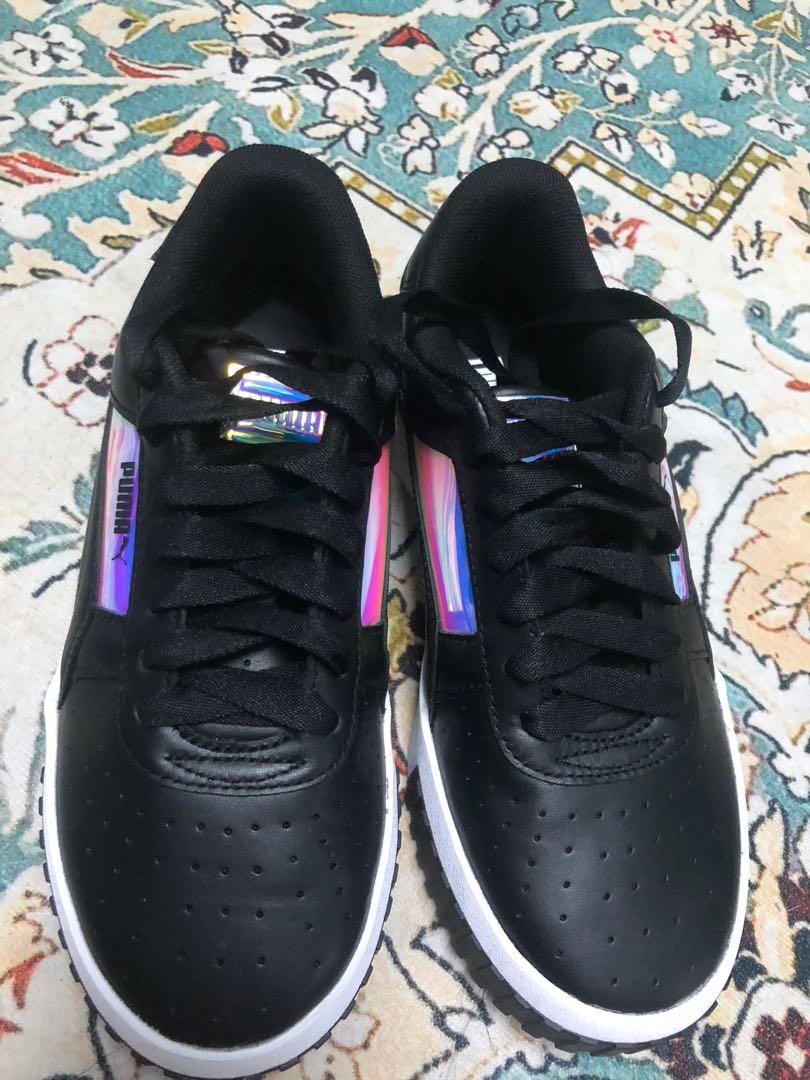 PUMA Black Cali Glow Wn's (ORIGINAL), Women's Fashion, Footwear, Sneakers  on Carousell
