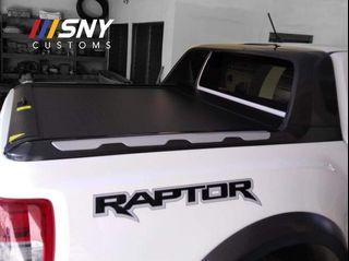 Raptor Fashion bar Rollbar Ford Ranger deferred pay no drill clip type opt Slider Roller Lid Bed Cover