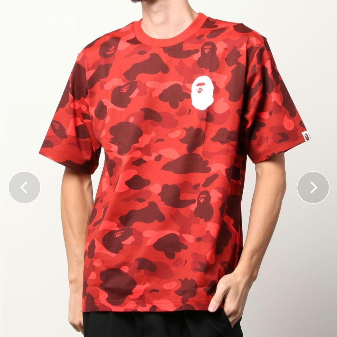 red bape tee
