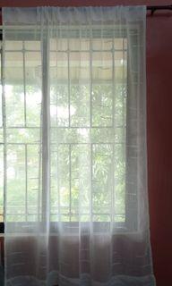 1 pc Sheer Curtain 6ft Linen fabric