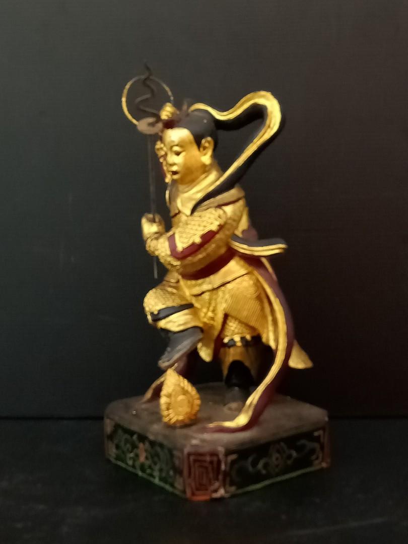 Republic Wood Carved Taurist God Figurine上世纪早期本土道地木雕老师傅留传作品 Hobbies Toys Memorabilia Collectibles Religious Items On Carousell
