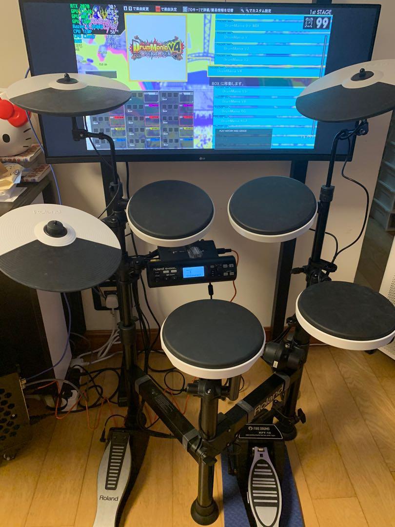 Roland TD-4KP (可摺電子鼓）, 興趣及遊戲, 音樂、樂器& 配件, 樂器 