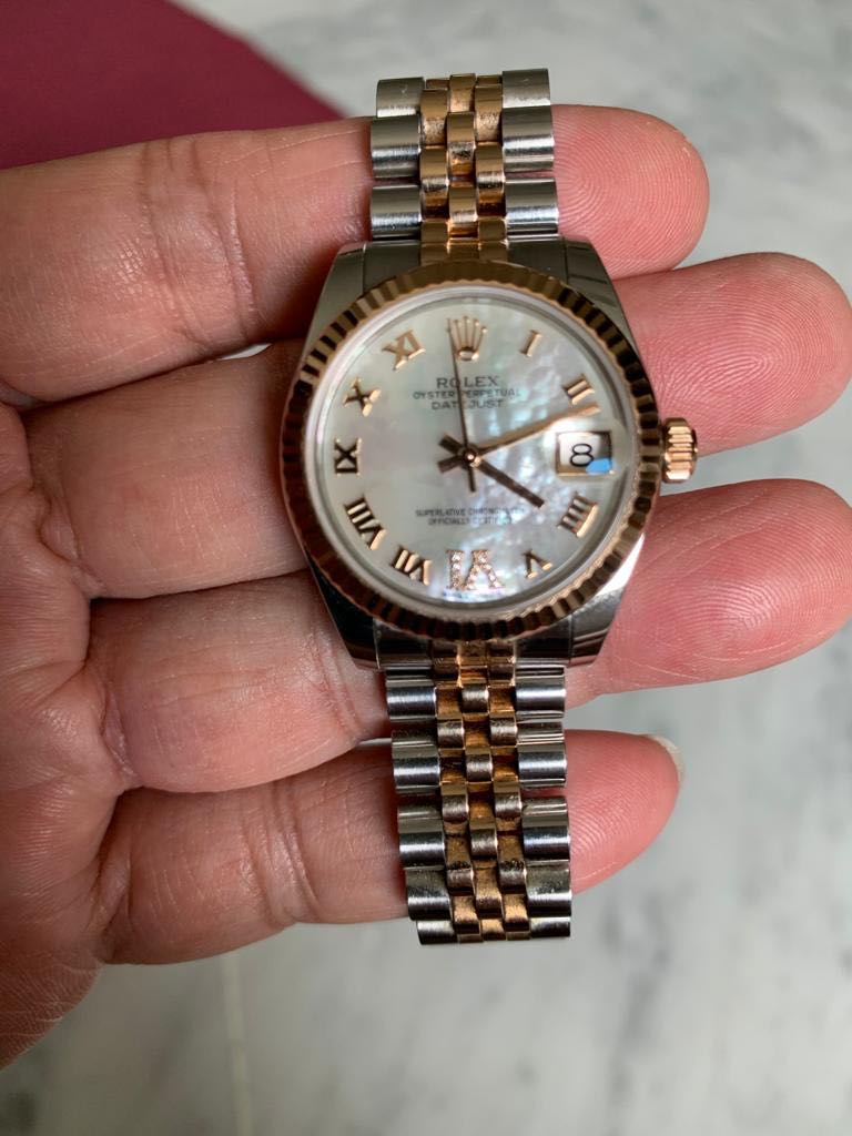Rolex lady datejust on sale 31mm rose gold