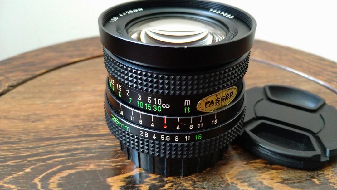 Rollei 28mm F2.8 Rollei QBM Rolleiar-MC 28mm f2.8, 攝影器材, 鏡頭