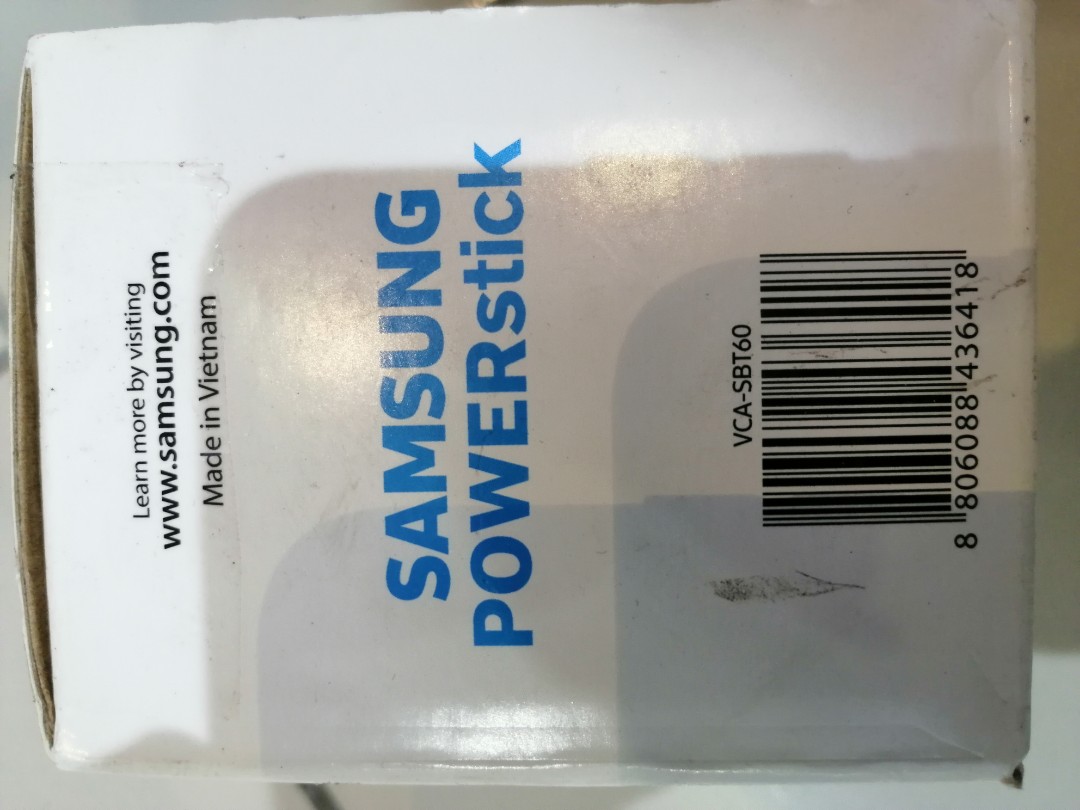 Samsung vacuum battery SAMVCASBT60, TV & Home Appliances, Kitchen