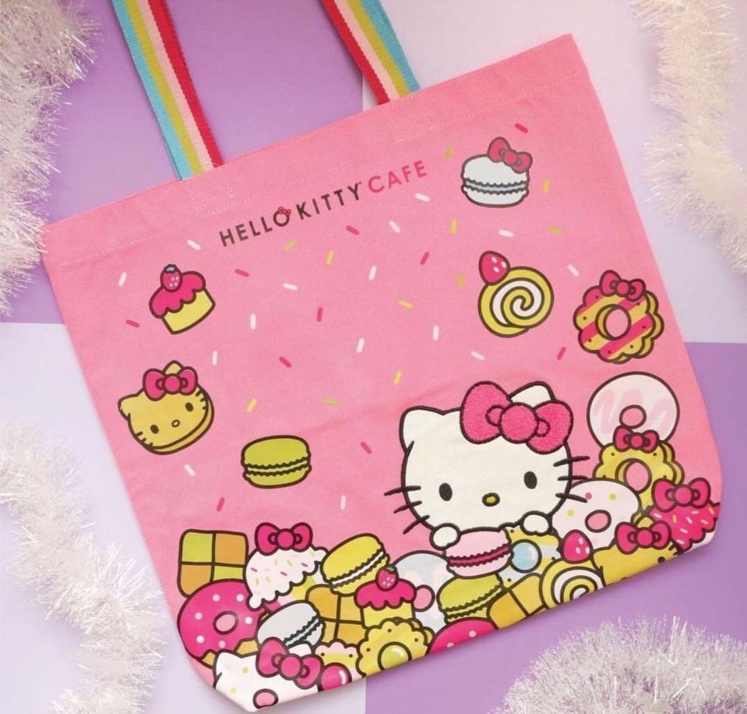 hello kitty cafe tote bolsa