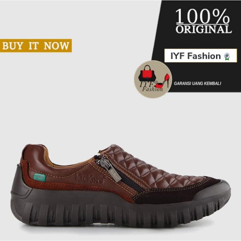 Sepatu Slip On Pria Sepatu Kickers 2513 Leather Original Fesyen Pria Sepatu Sepatu Formal di Carousell