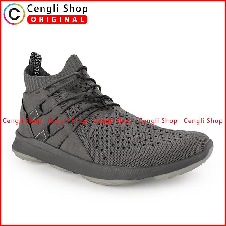 Sepatu Sneakers HUSH PUPPIES Pria Original GO VOLT Dark Grey Fesyen Pria Sepatu Sepatu Formal di Carousell