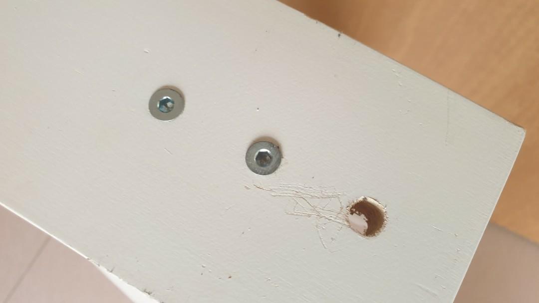 Set of Ikea table top & stand legs, Furniture & Home Living, Furniture