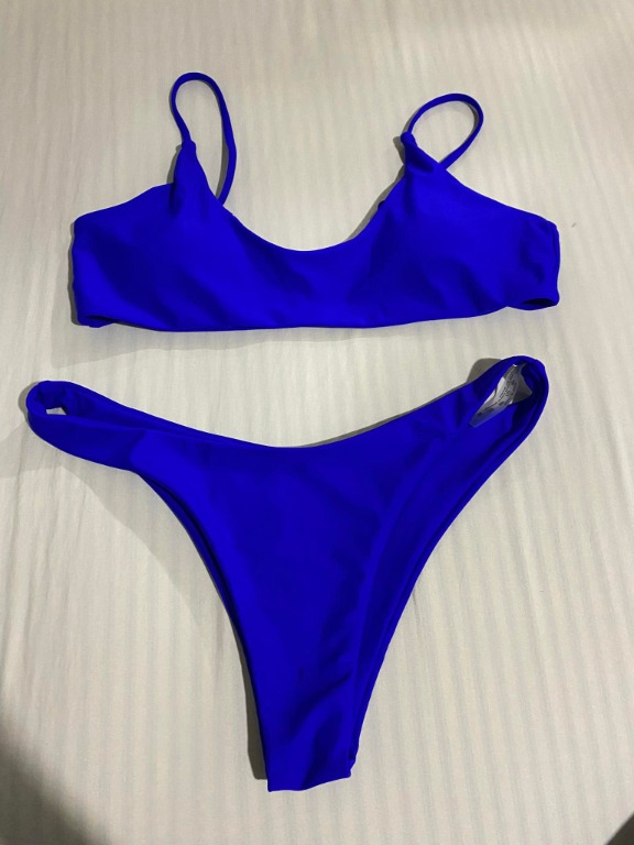 NEW Shein royal blue bikini, Women's Fashion, Swimwear, Bikinis ...