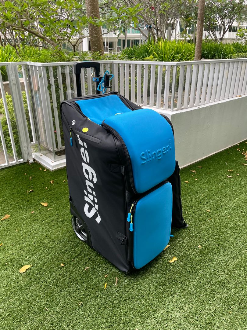 Slinger Portable Tennis Ball Machine, Sports Equipment, Sports & Games, Racket & Ball Sports on Slinger Portable Tennis Ball Machine, Sports Equipment, Sports & Games, Racket & Ball Sports on