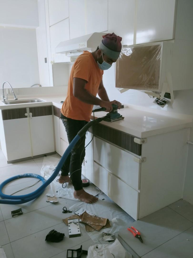 Solid surface polish, marble basins,marble table., Home Services