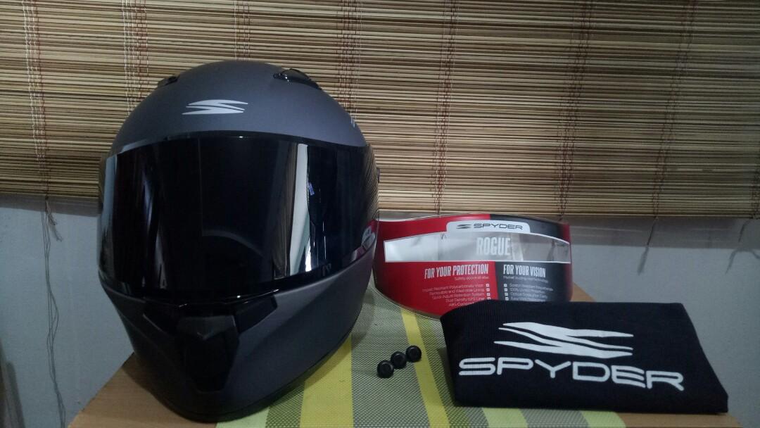 Spyder helmet matte gray on sale