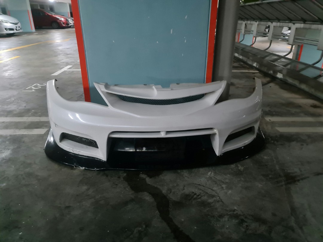 Varis front shop bumper wrx