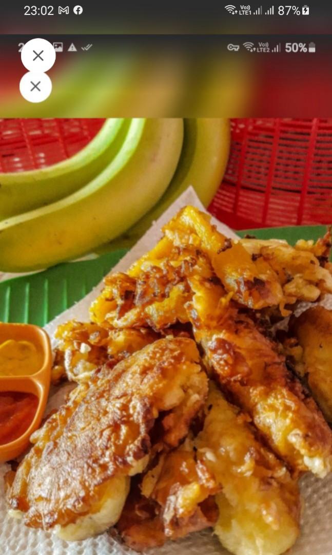 Sweetened Tumeric-Cinammon Goreng Pisang Indonesian style extra sedap Sweetened Tumeric-Cinammon Goreng Pisang Indonesian style extra sedap