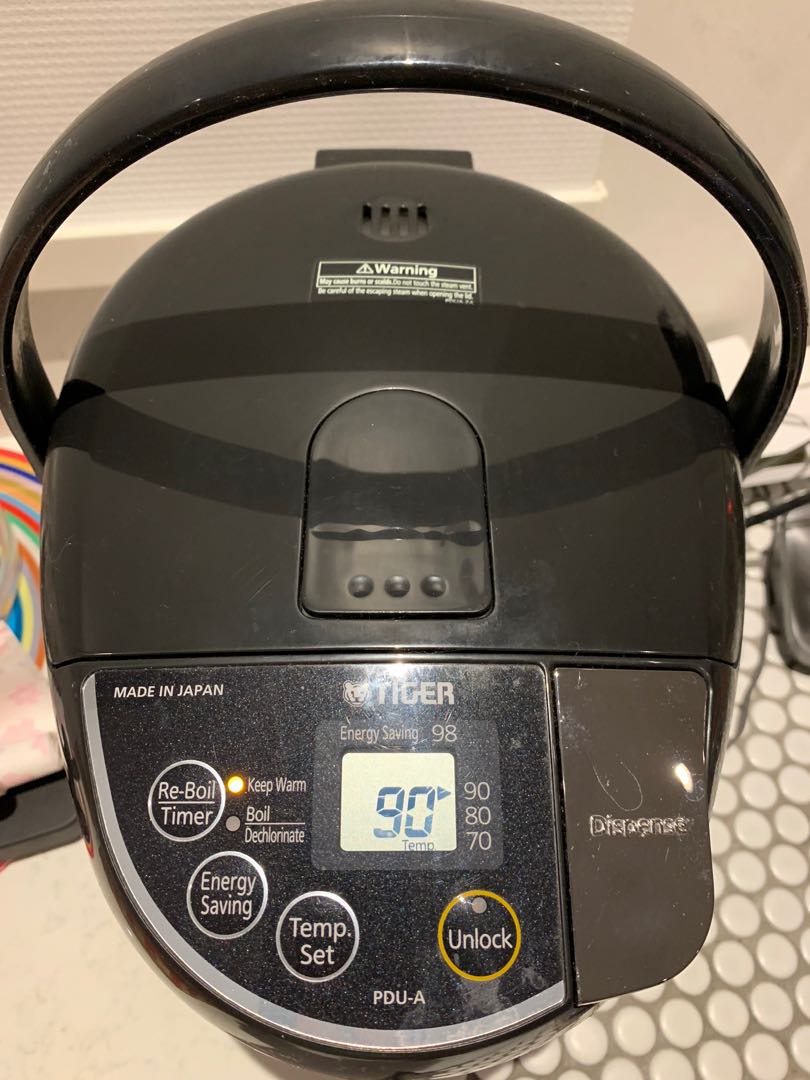 Tiger Electric Hot Water Pot Made in Japan, TV & Home Appliances