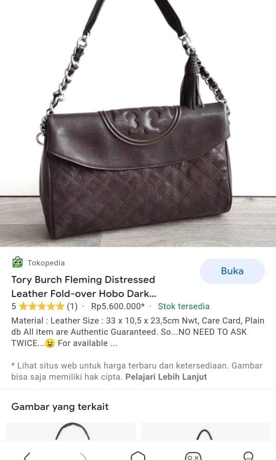 Tory burch fleming distressed hobo cheap