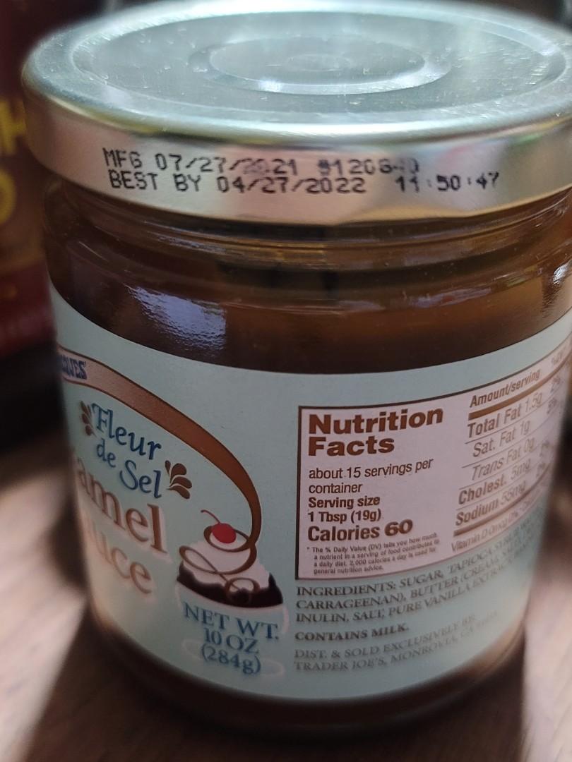 Trader Joe's Caramel Sauce, Food & Drinks, Packaged & Instant Food on