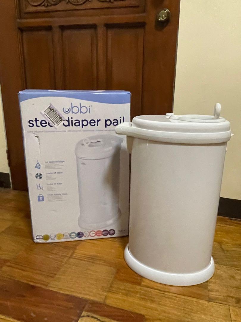 Ubbi Steel Odor Locking Diaper Pail, Babies & Kids, Bathing & Changing