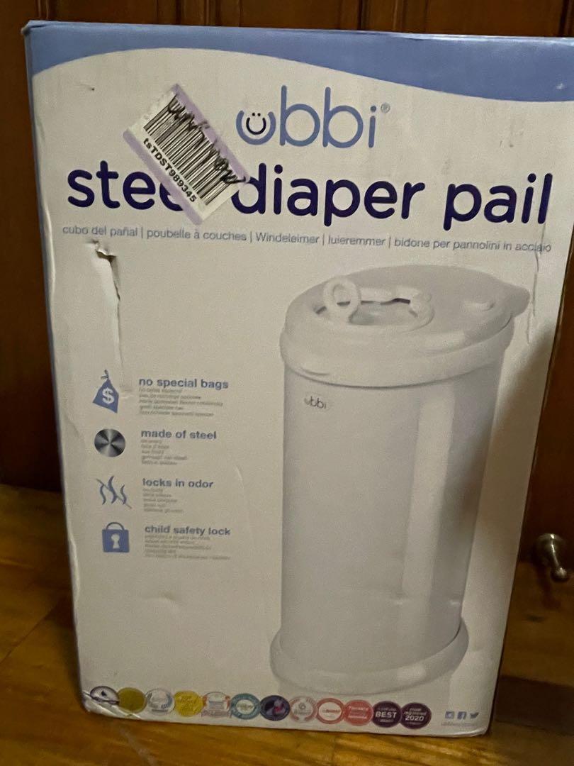 Ubbi Steel Odor Locking Diaper Pail, Babies & Kids, Bathing & Changing