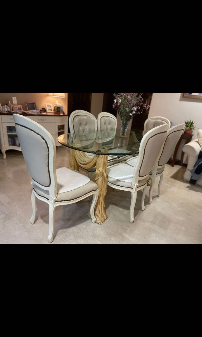 Italian design Dining table set, Furniture & Home Living, Furniture