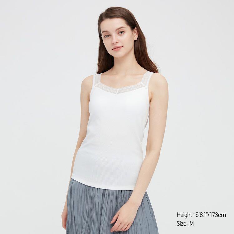 Uniqlo AIRism Camisole, Women's Fashion, Tops, Sleeveless on Carousell