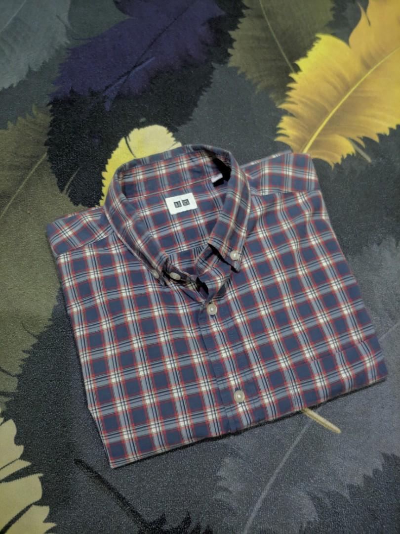 EXTRA FINE COTTON BROADCLOTH SHIRT BUTTONED DOWN COLLAR