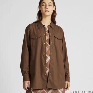 Uniqlo x Hana Tajima Shirt Jacket - Brown