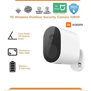 Unit only Xiaomi Outdoor IP65 1080p 2.4ghz Wireless CCTV 5700mah built in Battery with 1yr Local Warranty