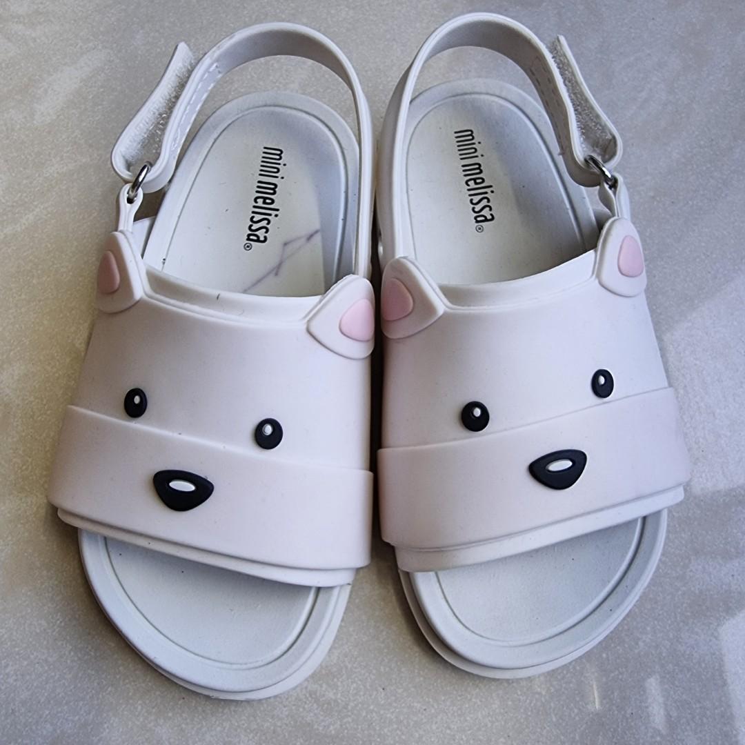 Mini melissa beach discount slide sandal bear