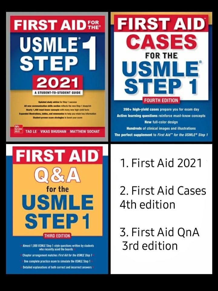 USMLE First Aid Step 1 2021 ( First Aid + Q&A + Cases [3 in 1