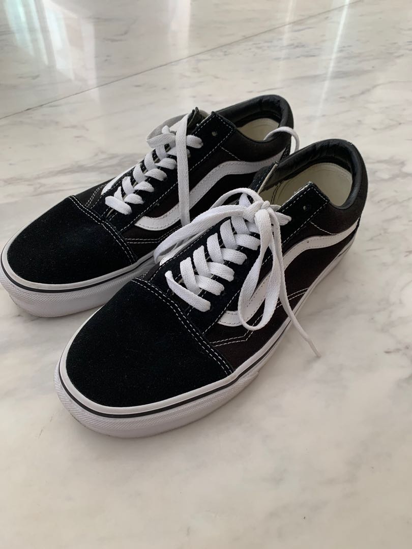 vans old skool black best price