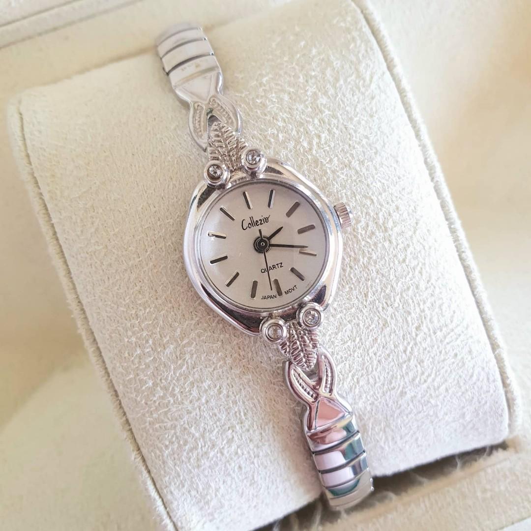 Vintage Silver Tone Collezio Brand Metal Watch Women s Fashion