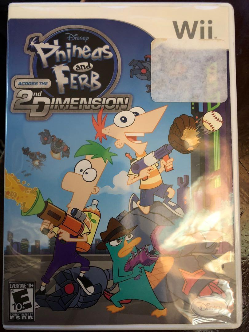 Wii Phineas and Ferb (2nd Dimension), Video Gaming, Video Games, Nintendo on Carousell