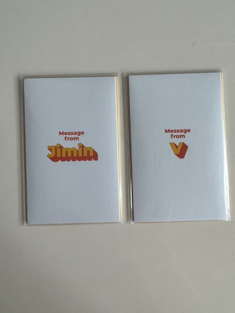 [WTT] Bts butter album message card, Hobbies & Toys, Memorabilia