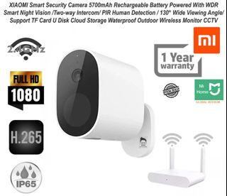 Xiaomi Outdoor IP65 1080p 2.4ghz Wireless CCTV 5700mah built in Battery with 1yr Local Warranty (SET)