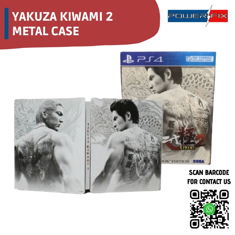 Yakuza kiwami 2 Metal Case, Video Gaming, Gaming Accessories, Cases