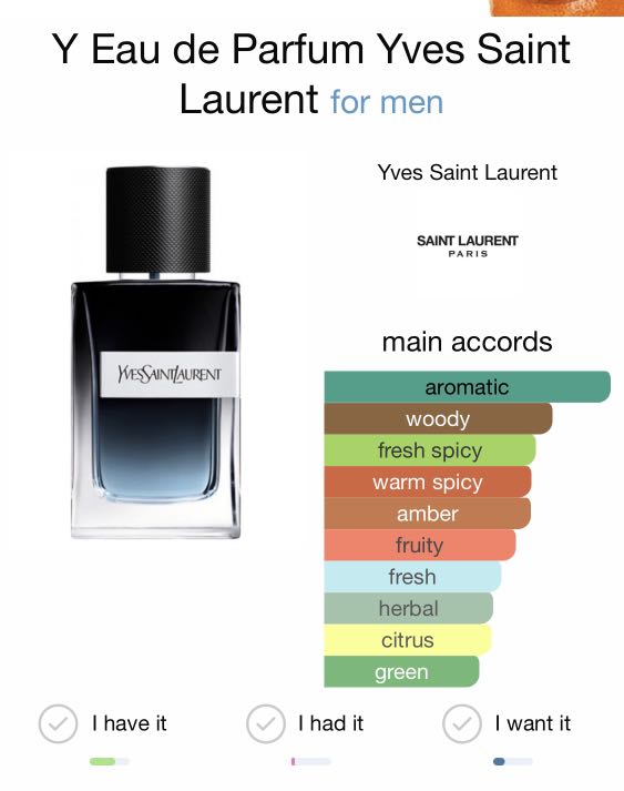 Yves saint outlet laurent y notes