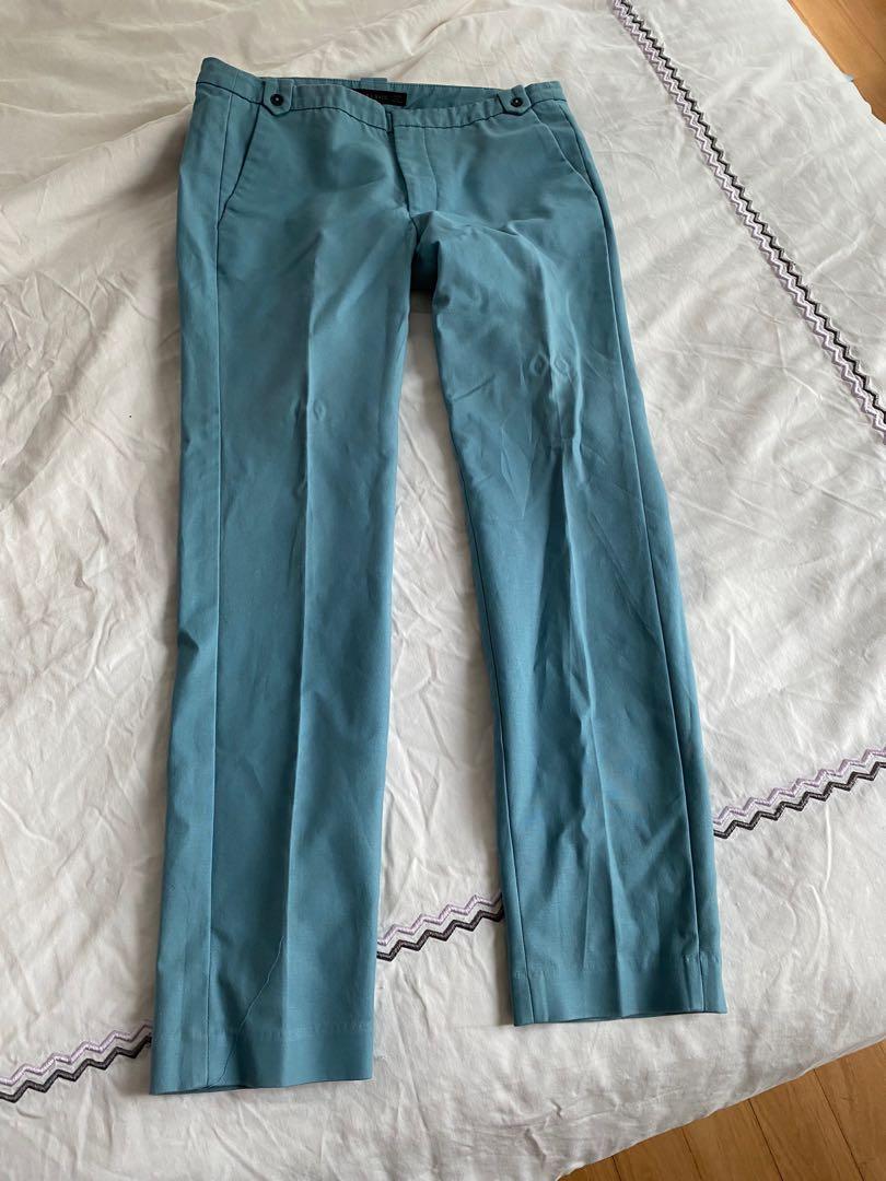 Seafoam Blue Pant style Straight Maslin Dyed main image 1