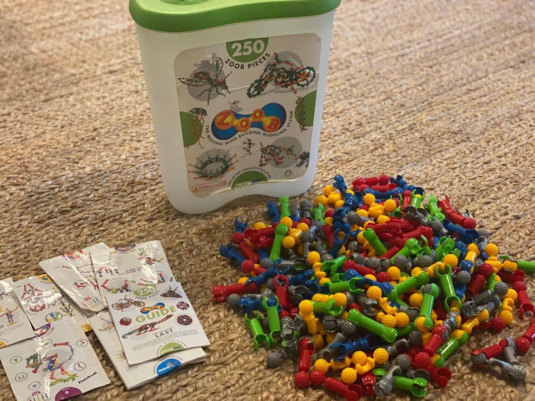 Zoob Building Modeling 250 piece set Hobbies Toys Toys