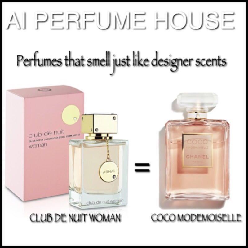 Coco Mademoiselle and Club de Nuit Woman