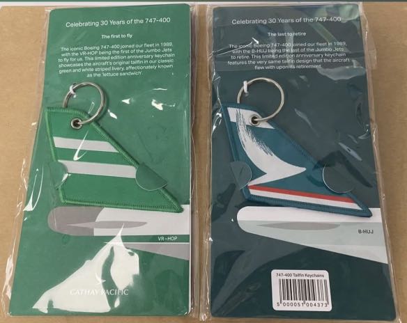 國泰波音30週年 紀念鎖匙扣 CX Cathay key holder, 興趣及遊戲, 旅行, 旅遊 - 旅行必需品及用品 - Carousell