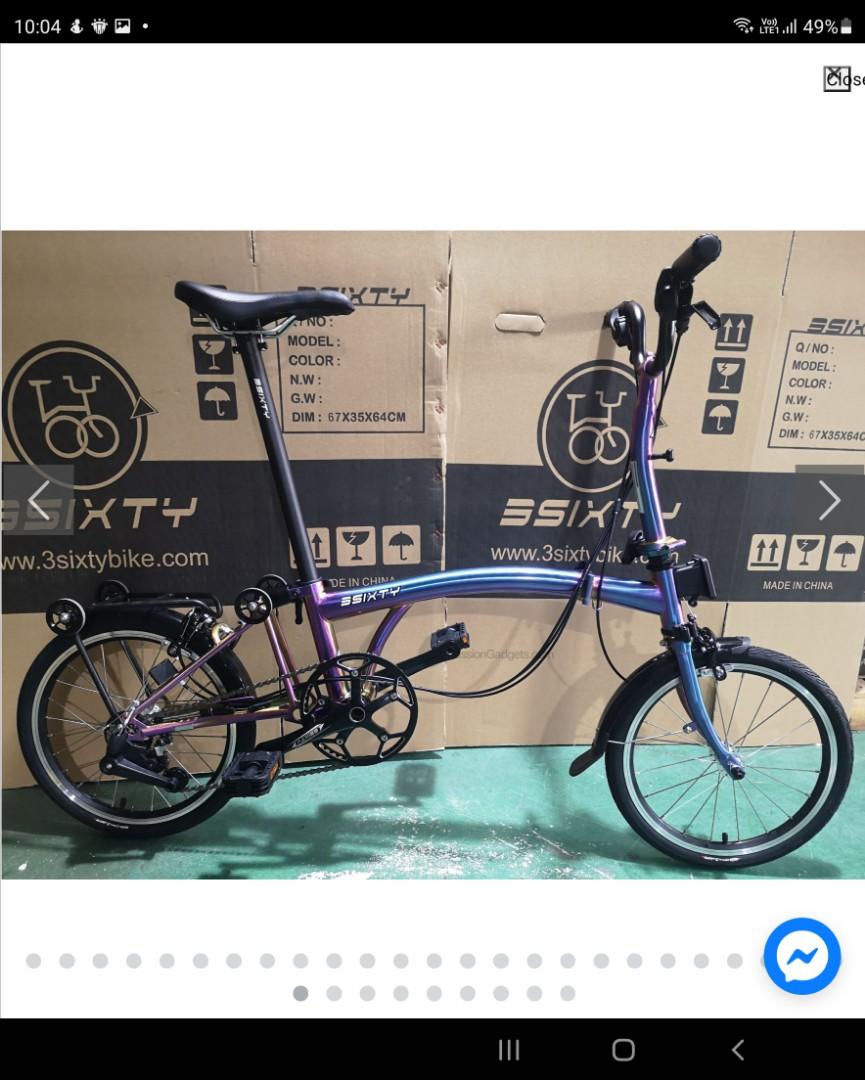 FLASH SALE 3sixty Limited Edition Oil Slick Selling as a pair 2 sets Sports Equipment Bicycles Parts Bicycles on Carousell