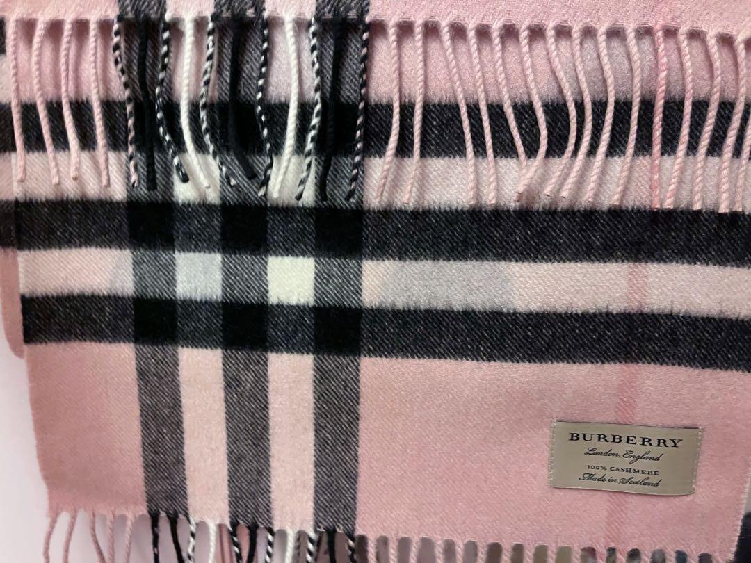 Burberry pink deals heart scarf