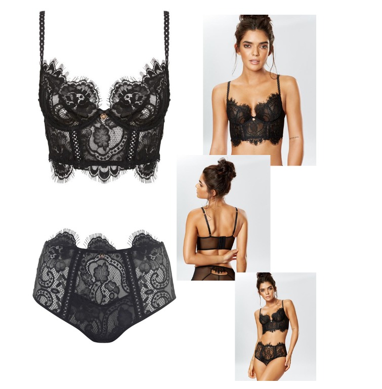 36 Lipsy Lonnie Non Padded Bra 138 and High Waisted Brief 88 Carousell